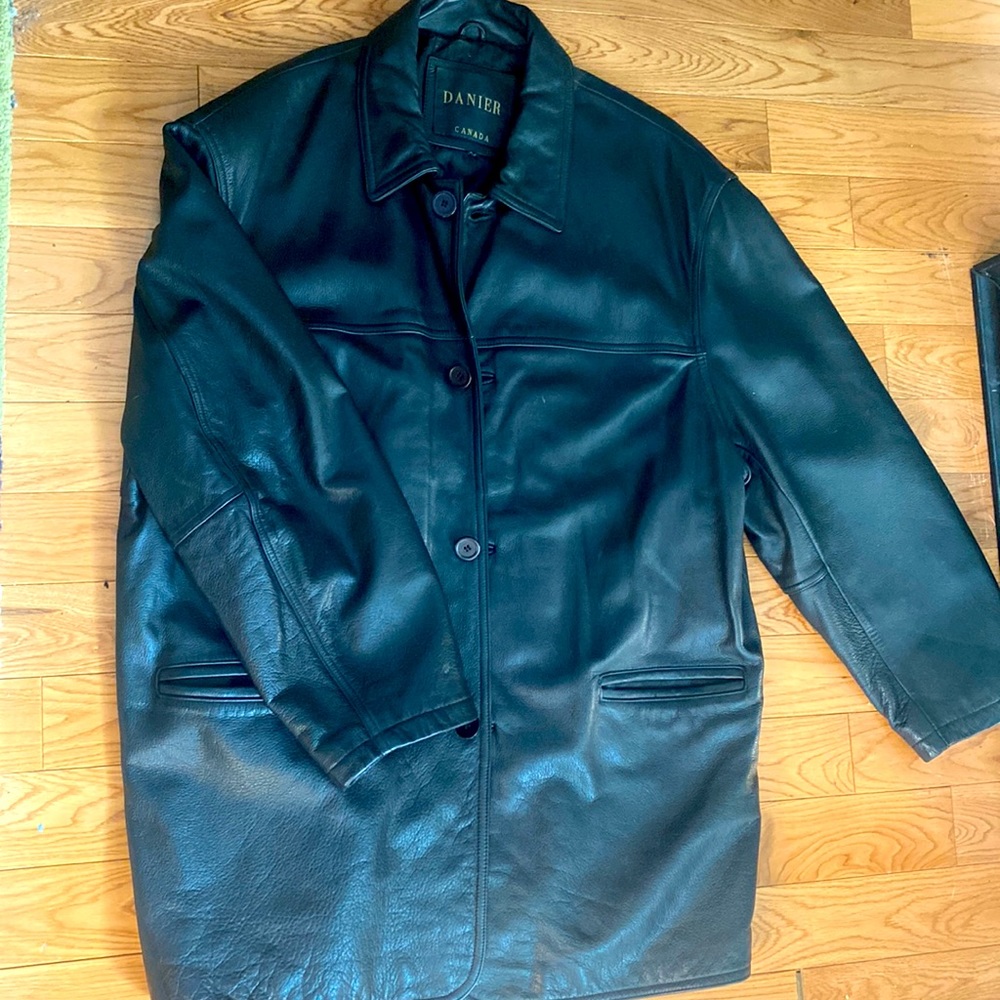 DANIER MEN leather jacket size L